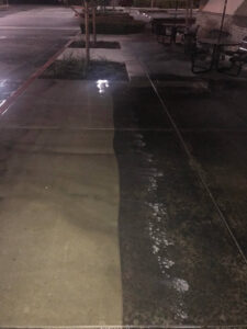 commercial property pressure washed