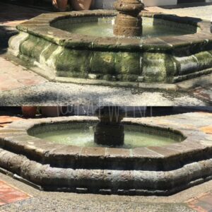 water fountain pressure washed